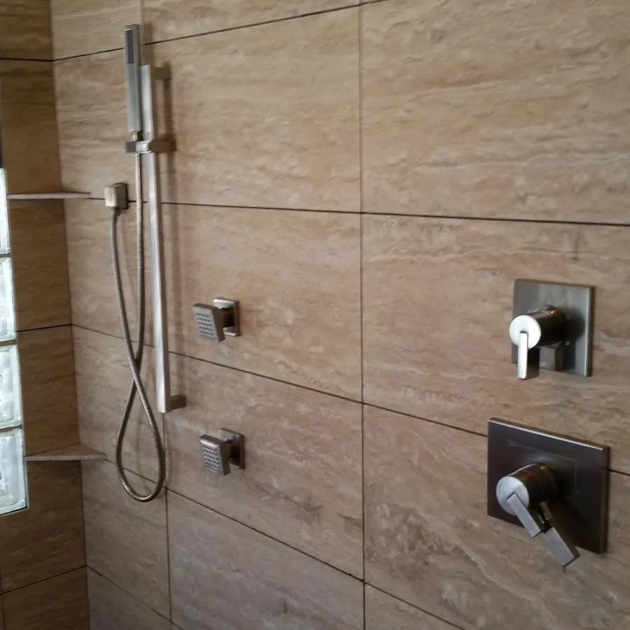 Shower fixture installation for Water Heater Replacement in DeSoto